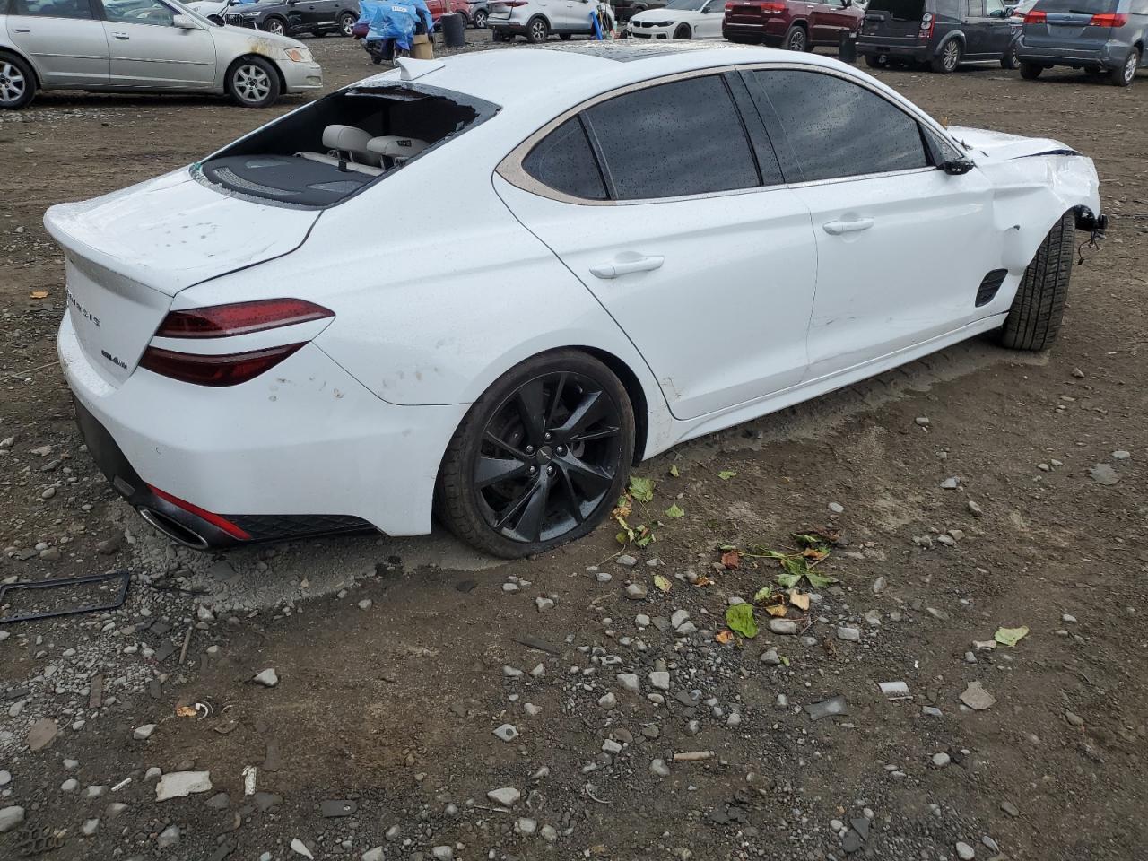 2022 GENESIS G70 BASE VIN:KMTG54TE9NU081676