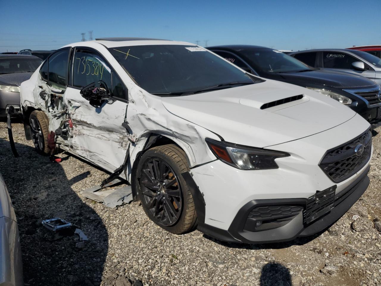 2022 SUBARU WRX PREMIUM VIN:JF1VBAF64N9003123