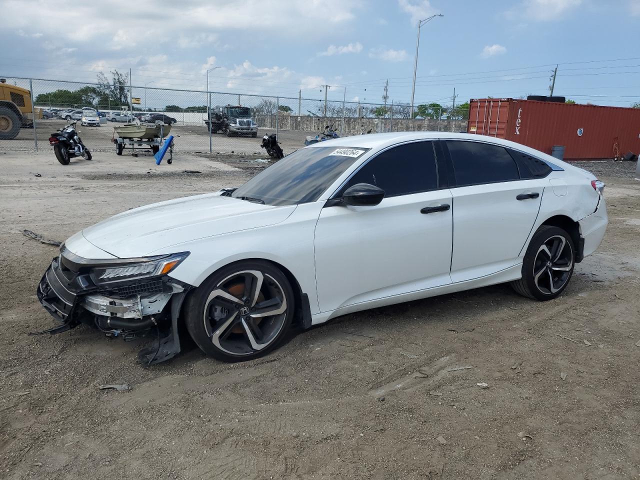 2022 HONDA ACCORD SPORT VIN:1HGCV1F36NA093292