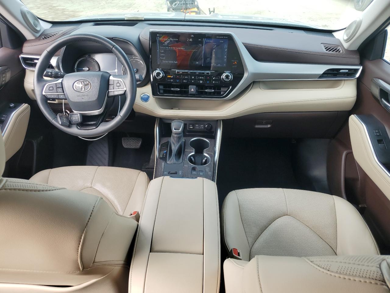 2022 TOYOTA HIGHLANDER HYBRID PLATINUM VIN:5TDEBRCH4NS092367