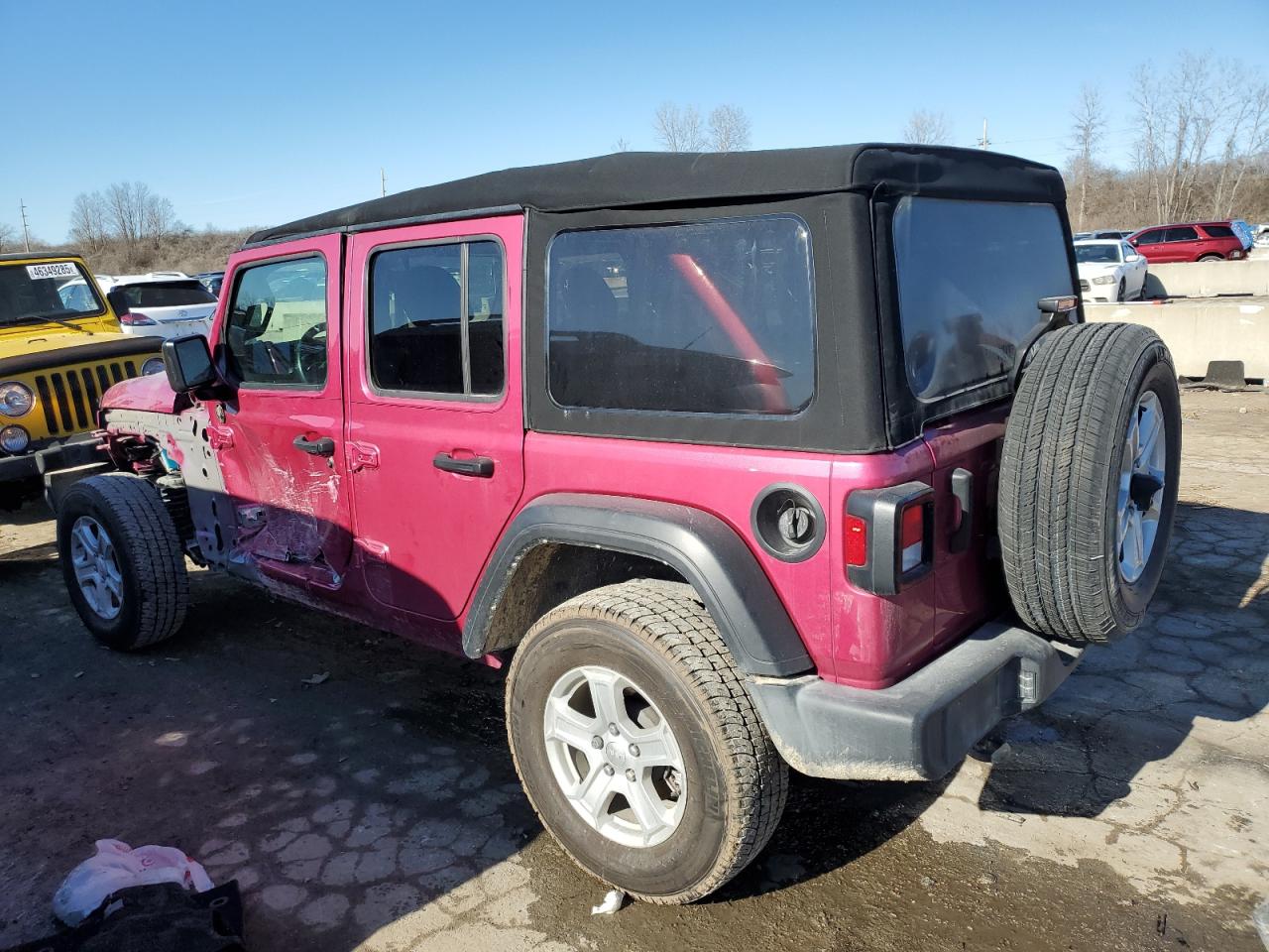 2022 JEEP WRANGLER UNLIMITED SPORT VIN:1C4HJXDG5NW144177