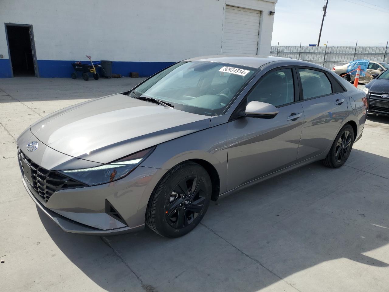 2022 HYUNDAI ELANTRA BLUE VIN:KMHLM4AJ5NU030980