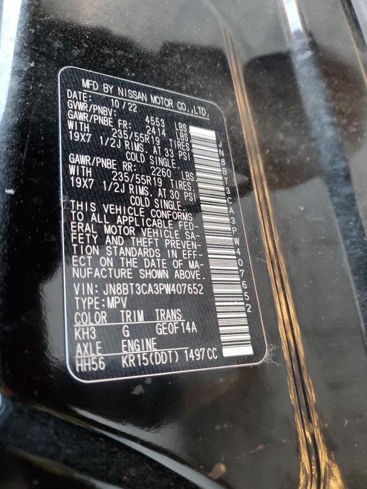 2023 NISSAN ROGUE SL VIN:JN8BT3CA3PW407652