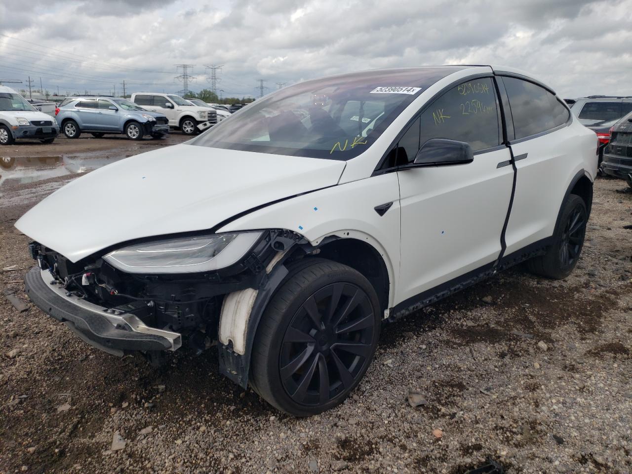 2022 TESLA MODEL X  VIN:7SAXCBE69NF331315