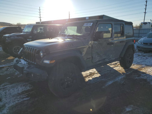 2022 JEEP WRANGLER UNLIMITED SPORT VIN:1C4HJXDN6NW142016