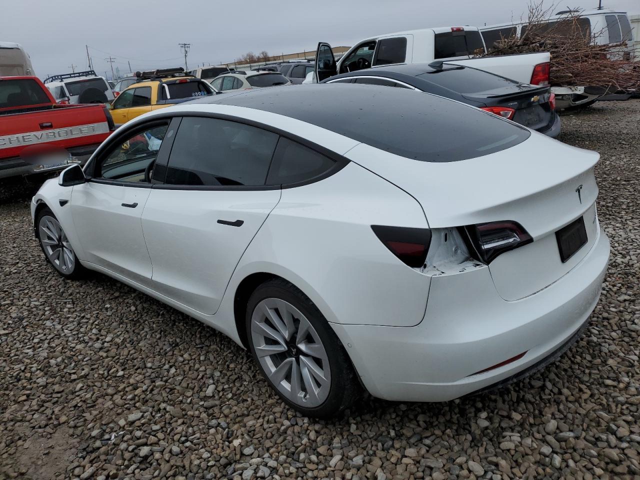2022 TESLA MODEL 3  VIN:5YJ3E1EB0NF143604
