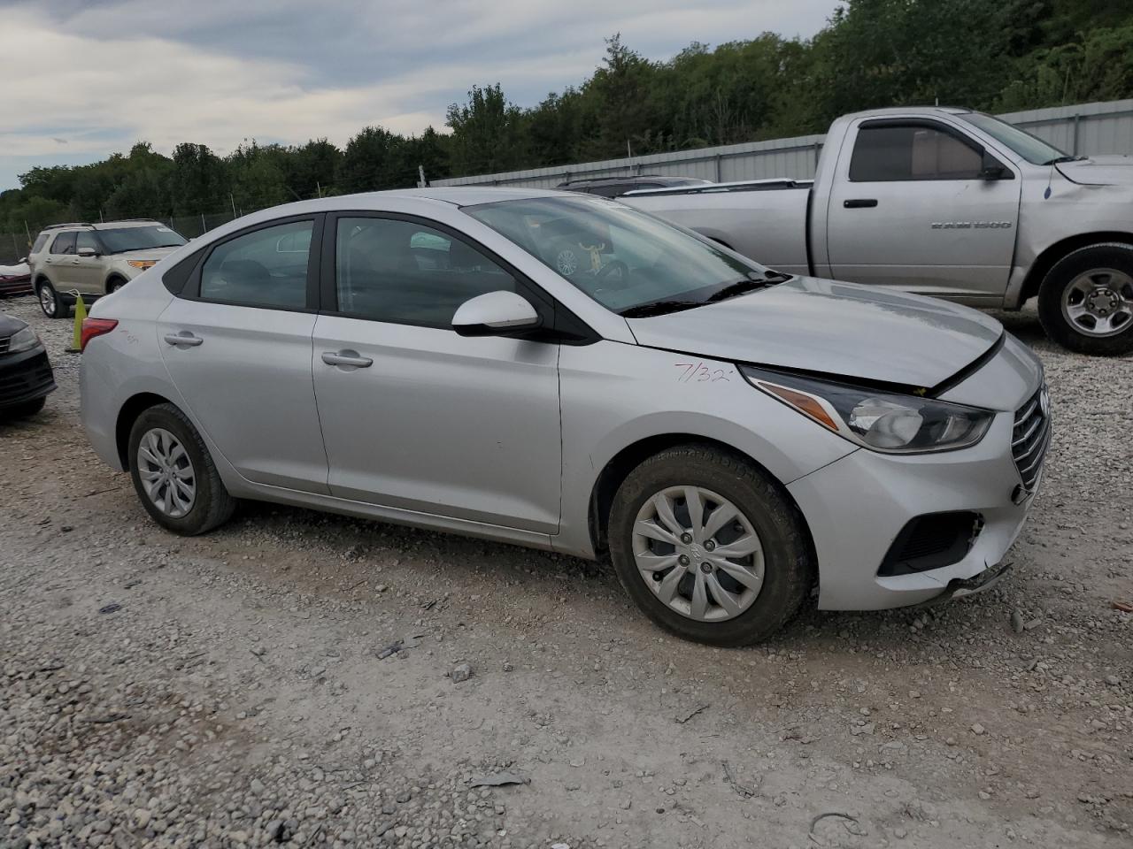 2022 HYUNDAI ACCENT SE VIN:3KPC24A62NE182364