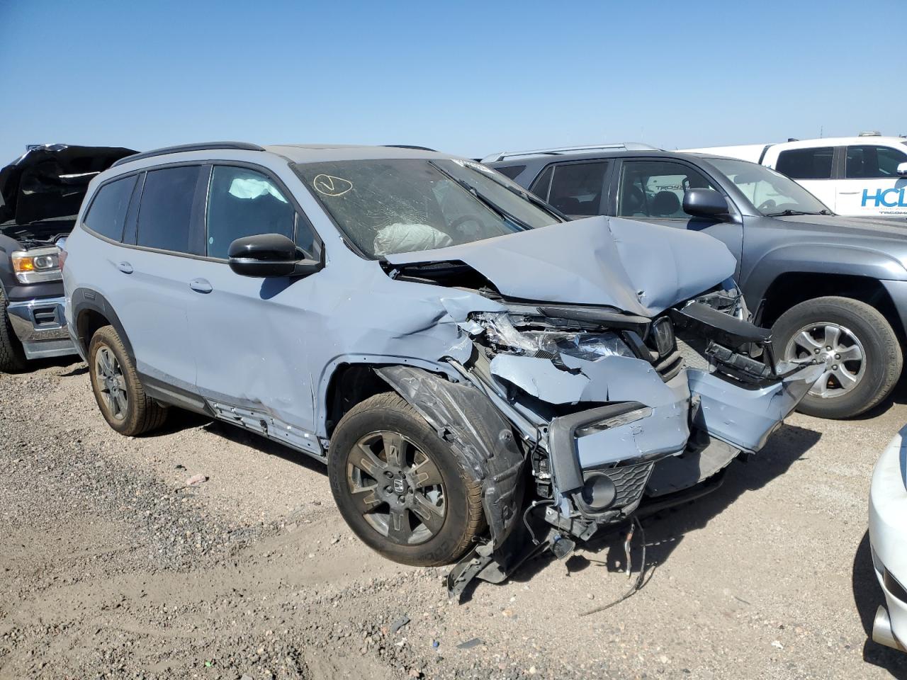 2022 HONDA PILOT TRAILSPORT VIN:5FNYF6H88NB020391