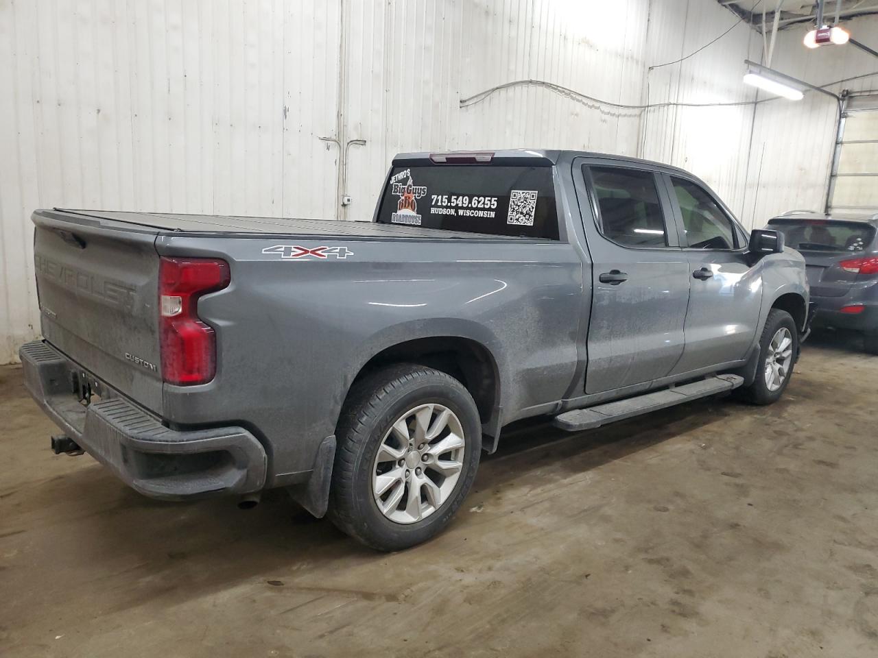2022 CHEVROLET SILVERADO LTD K1500 CUSTOM VIN:1GCPYBEK3NZ122156