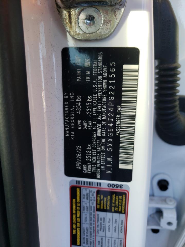 2023 KIA K5 GT LINE VIN:5XXG64J24PG221565