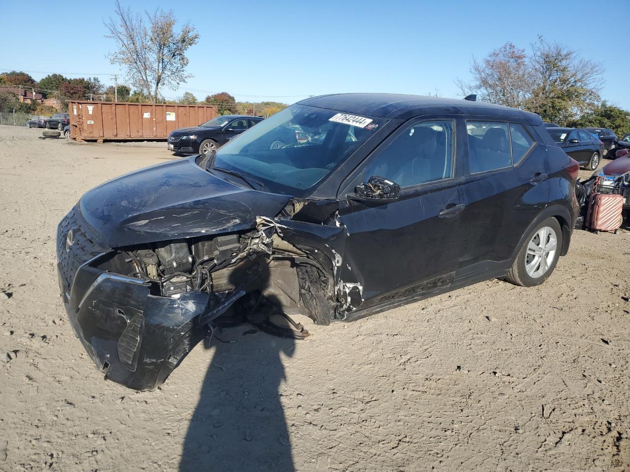 2022 NISSAN KICKS S VIN:3N1CP5BVXNL481516