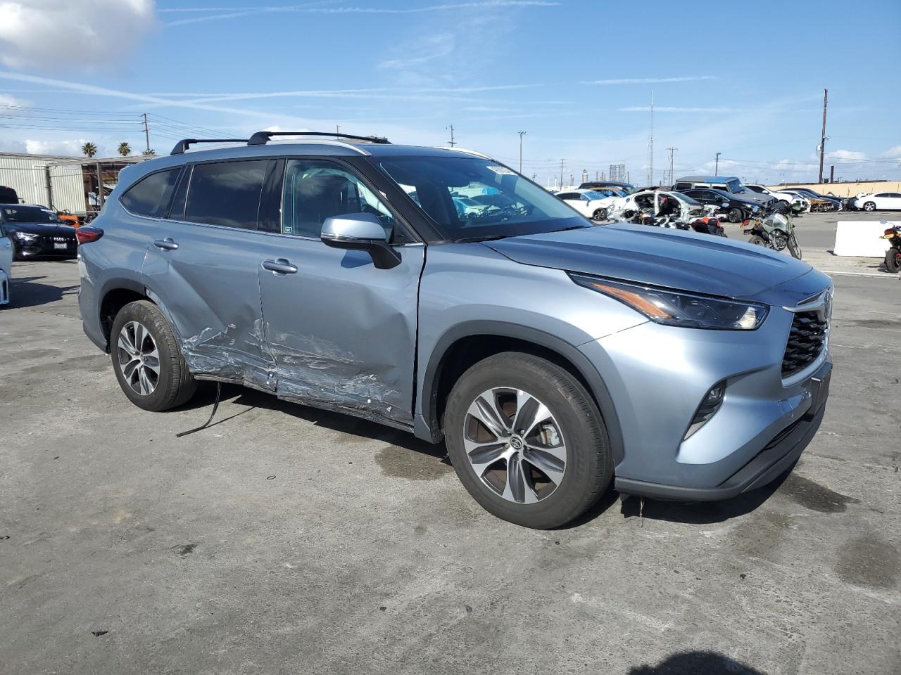 2022 TOYOTA HIGHLANDER HYBRID XLE VIN:5TDHARAH2NS016326