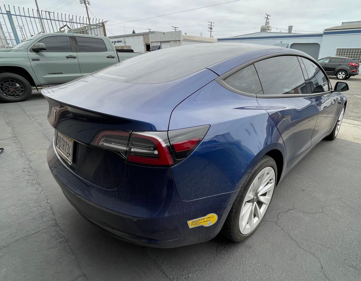 2022 TESLA MODEL 3  VIN:5YJ3E1EA1NF153873