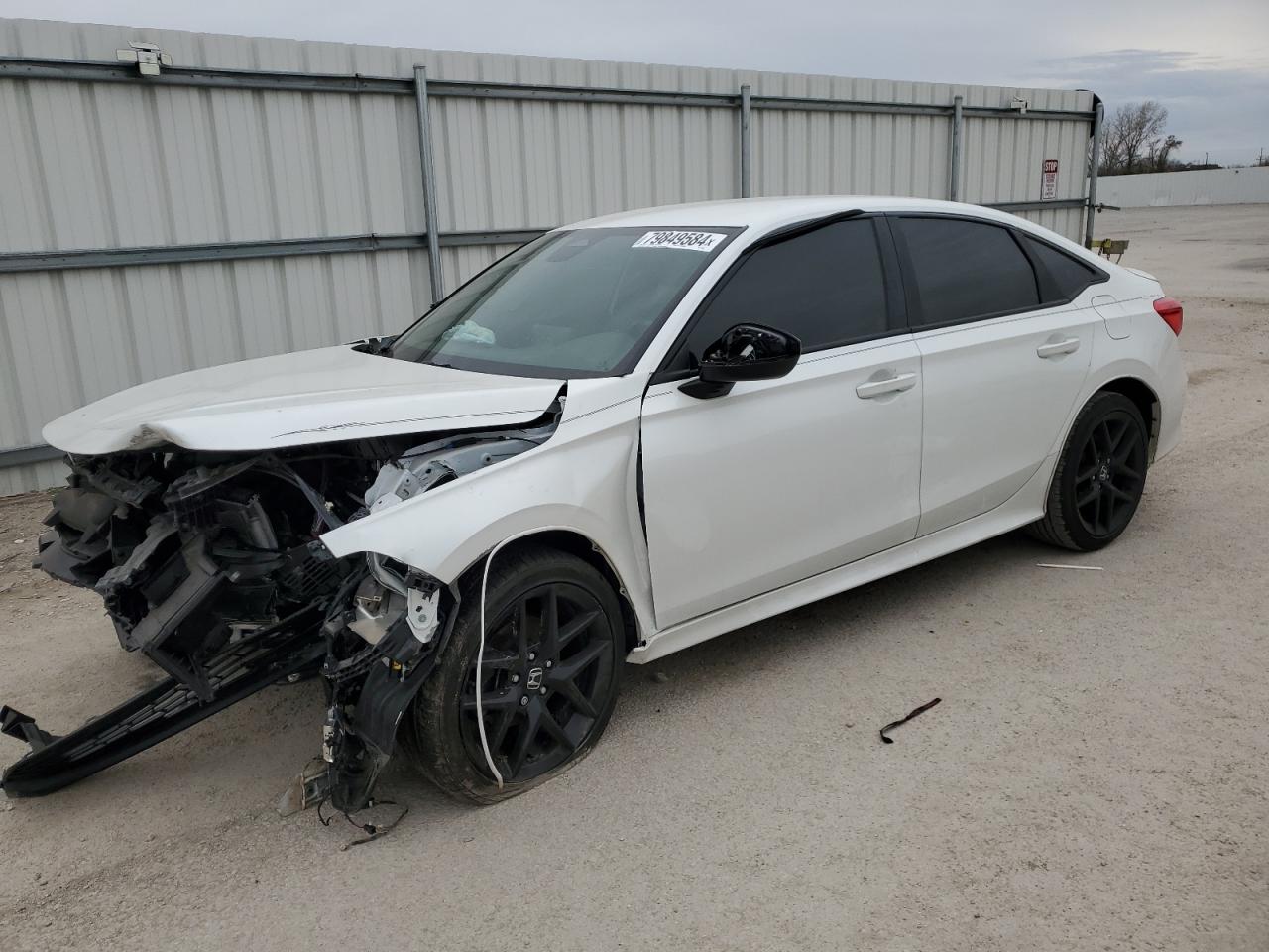 2022 HONDA CIVIC SPORT VIN:2HGFE2F5XNH580596