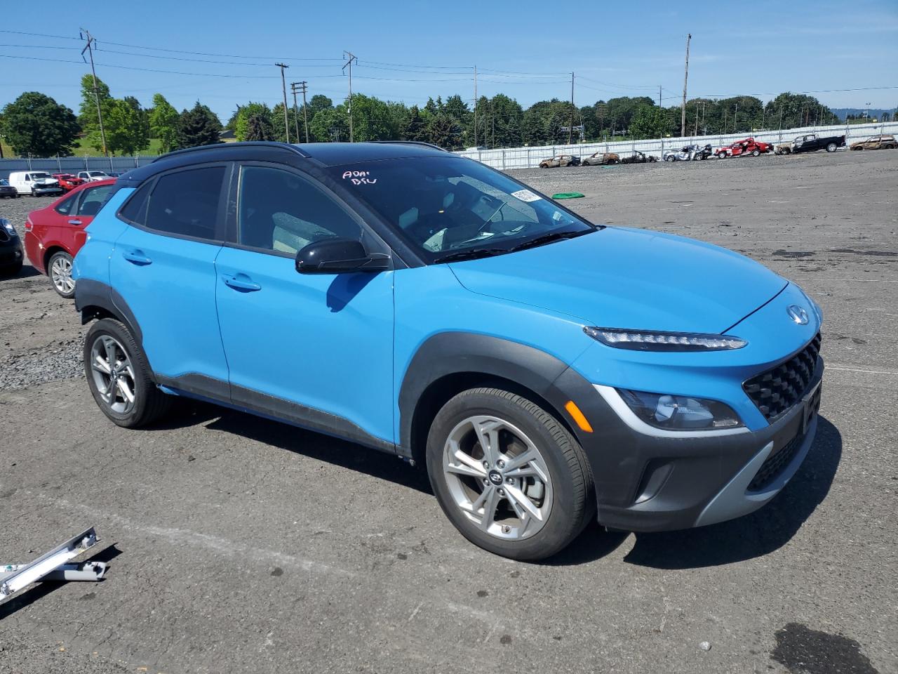 2022 HYUNDAI KONA SEL VIN:KM8K6CAB7NU902911