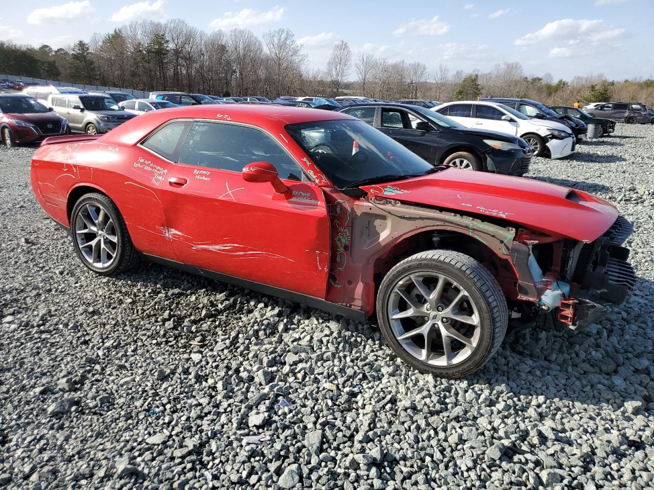2022 DODGE CHALLENGER GT VIN:2C3CDZJG4NH268882