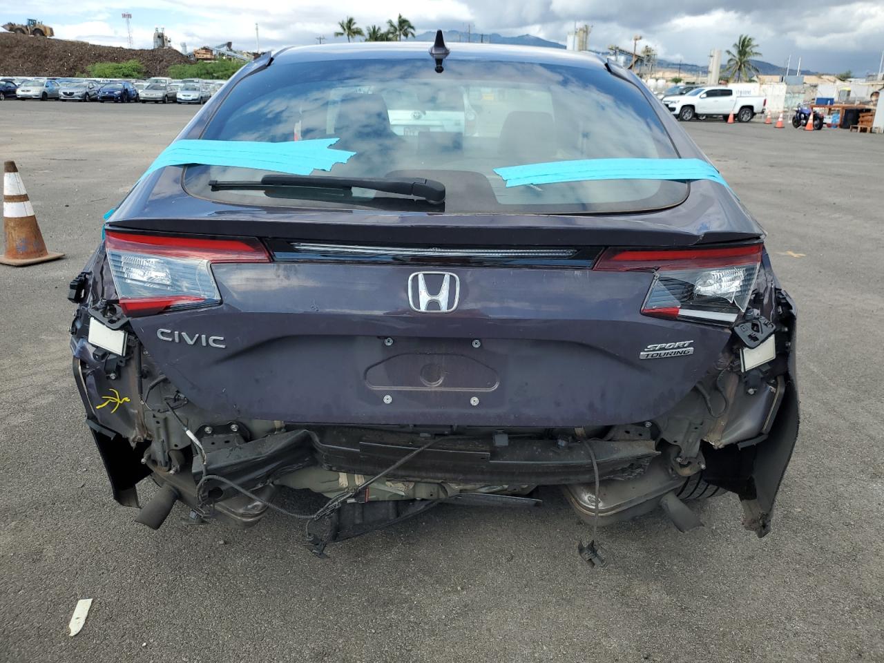 2022 HONDA CIVIC SPORT TOURING VIN:19XFL1H81NE022539