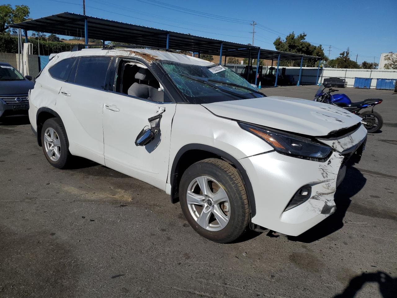 2022 TOYOTA HIGHLANDER L VIN:5TDBZRBH4NS245684