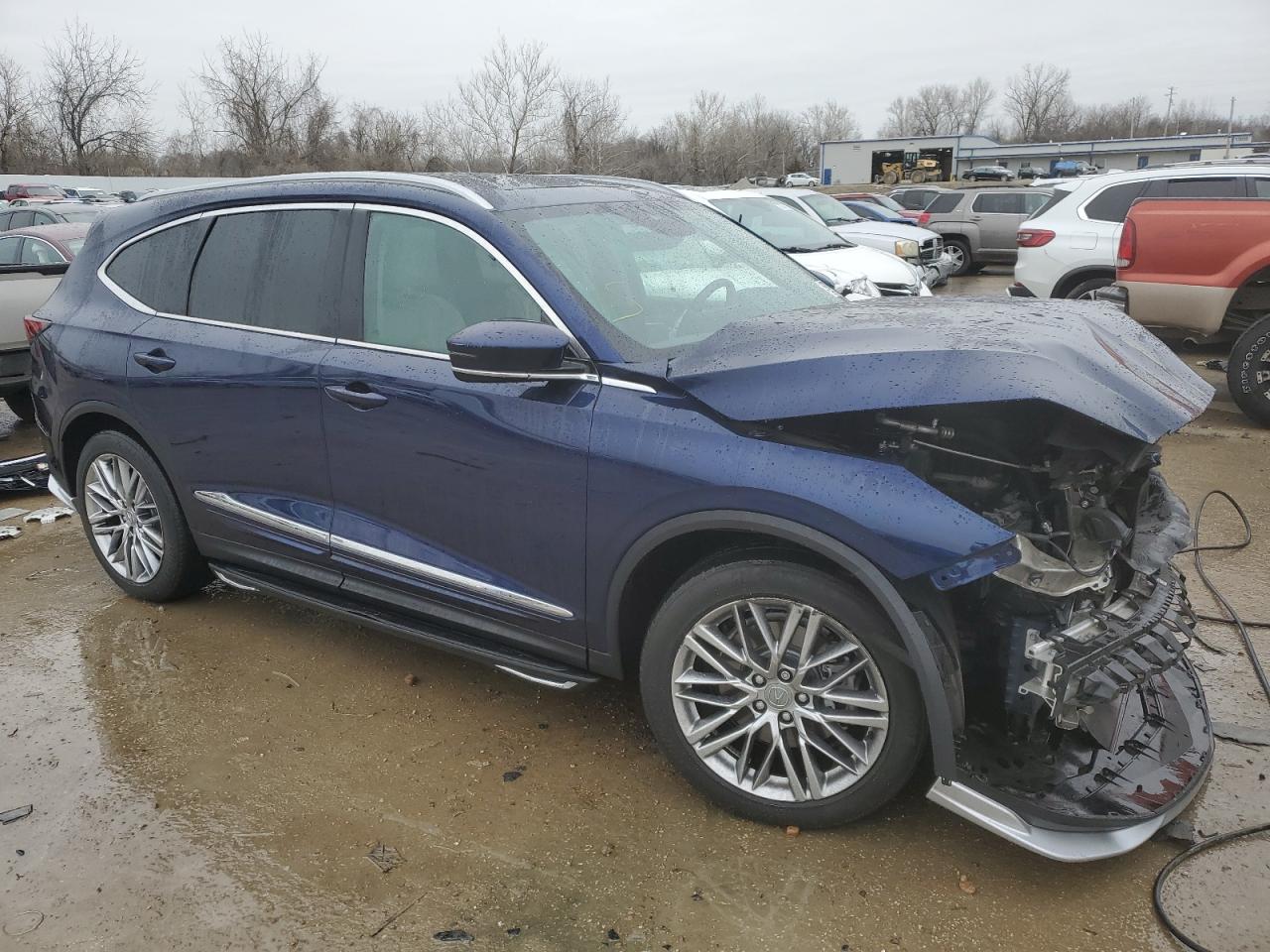 2022 ACURA MDX ADVANCE VIN:5J8YE1H87NL007779