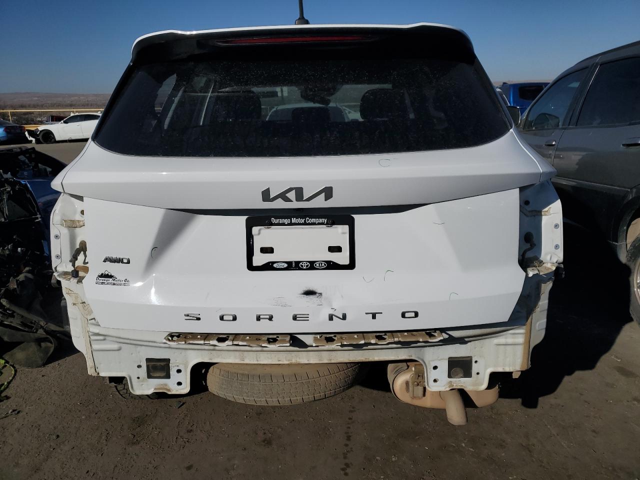 2022 KIA SORENTO LX VIN:5XYRGDLC6NG098582