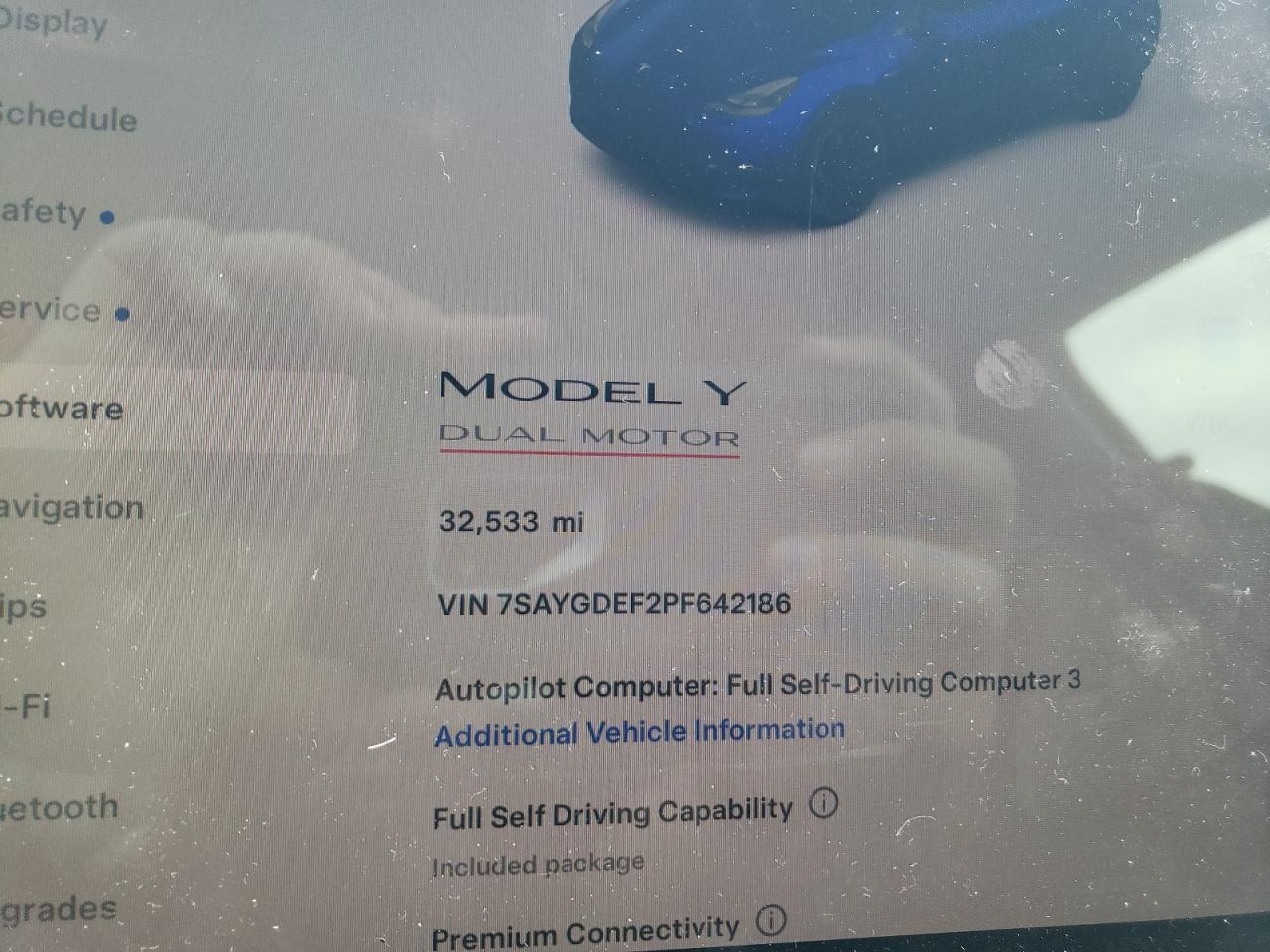 2023 TESLA MODEL Y  VIN:7SAYGDEF2PF642186