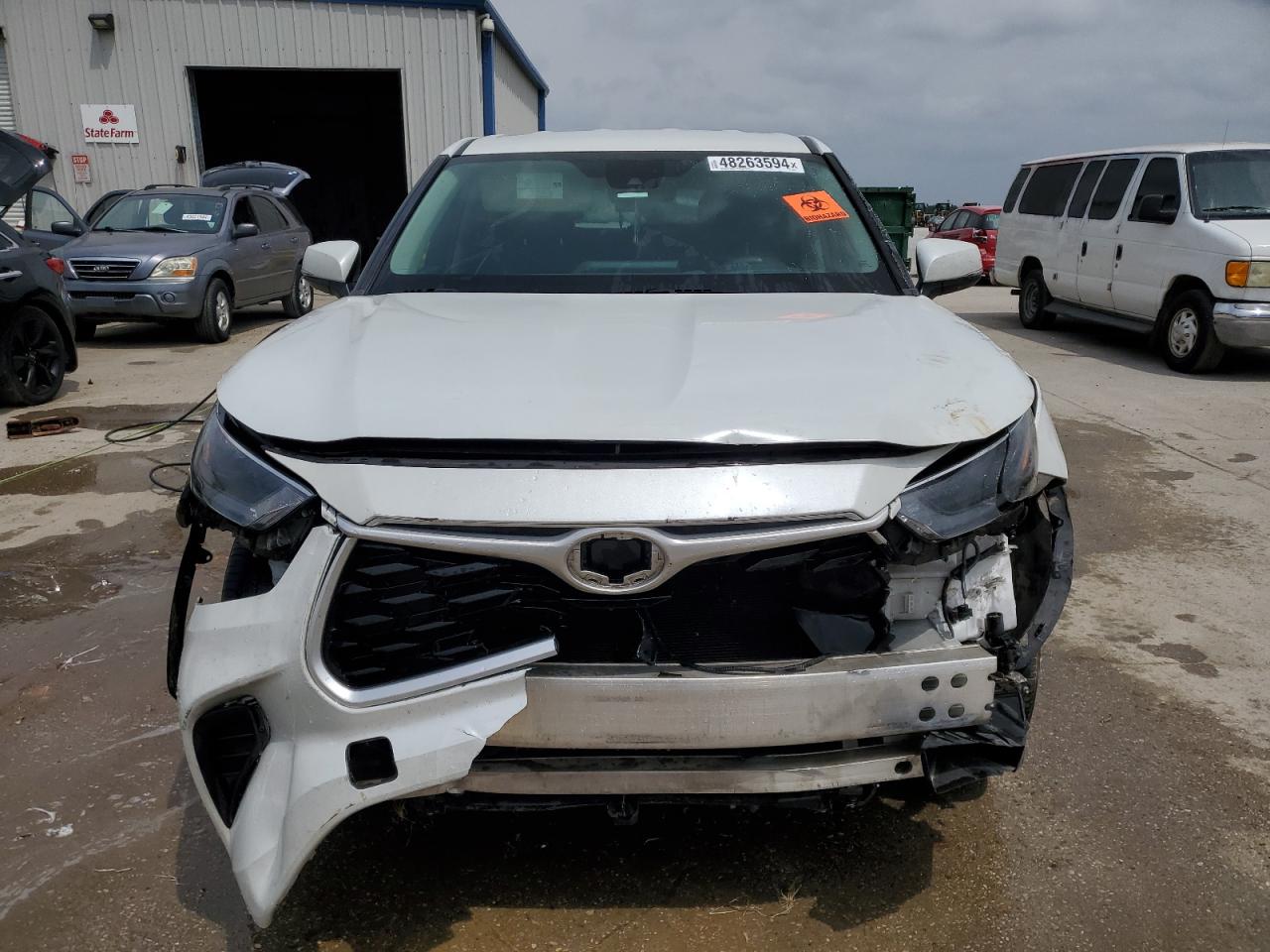 2022 TOYOTA HIGHLANDER L VIN:5TDCZRAH0NS096129