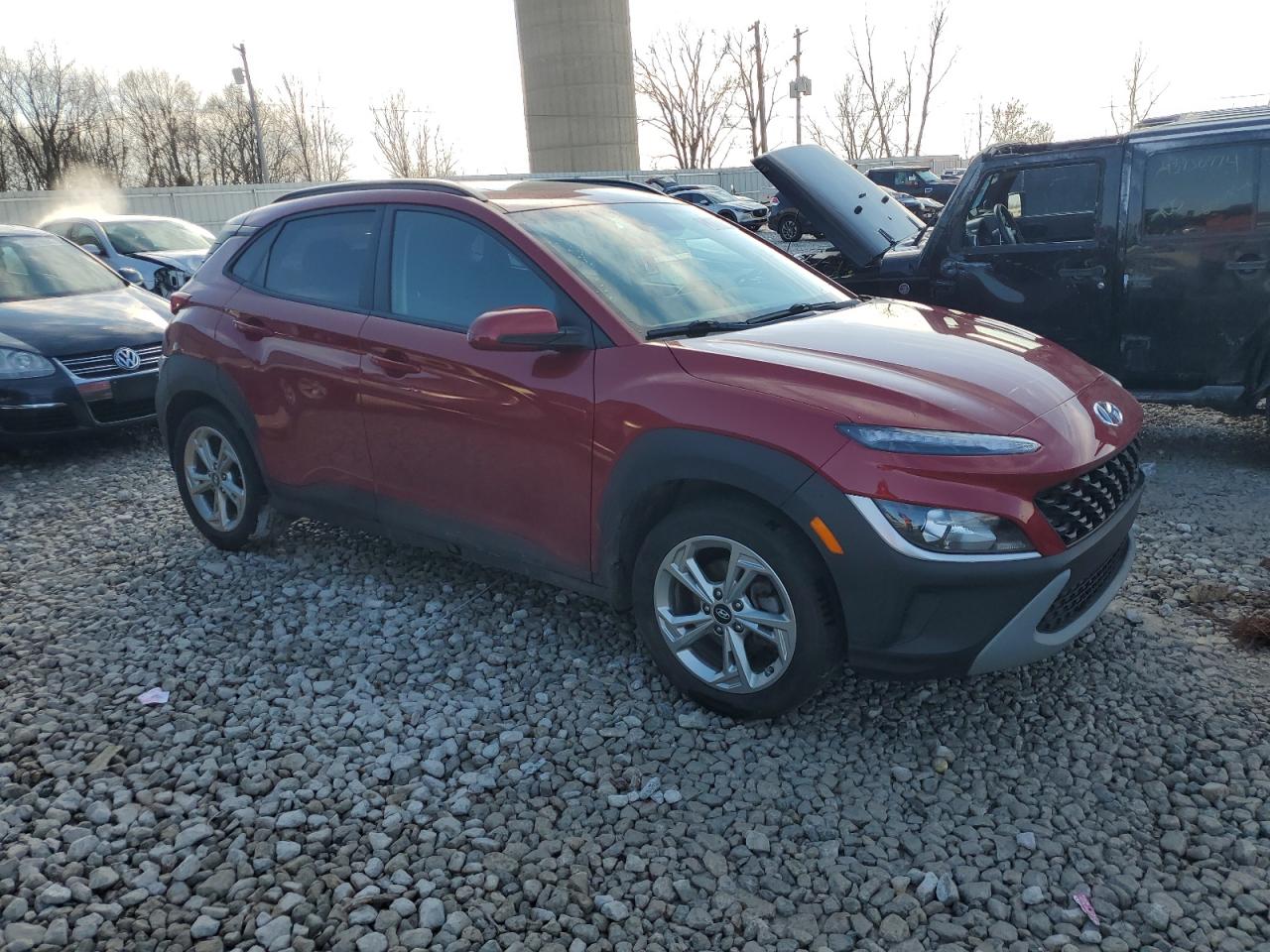 2022 HYUNDAI KONA SEL VIN:KM8K32AB2NU856116