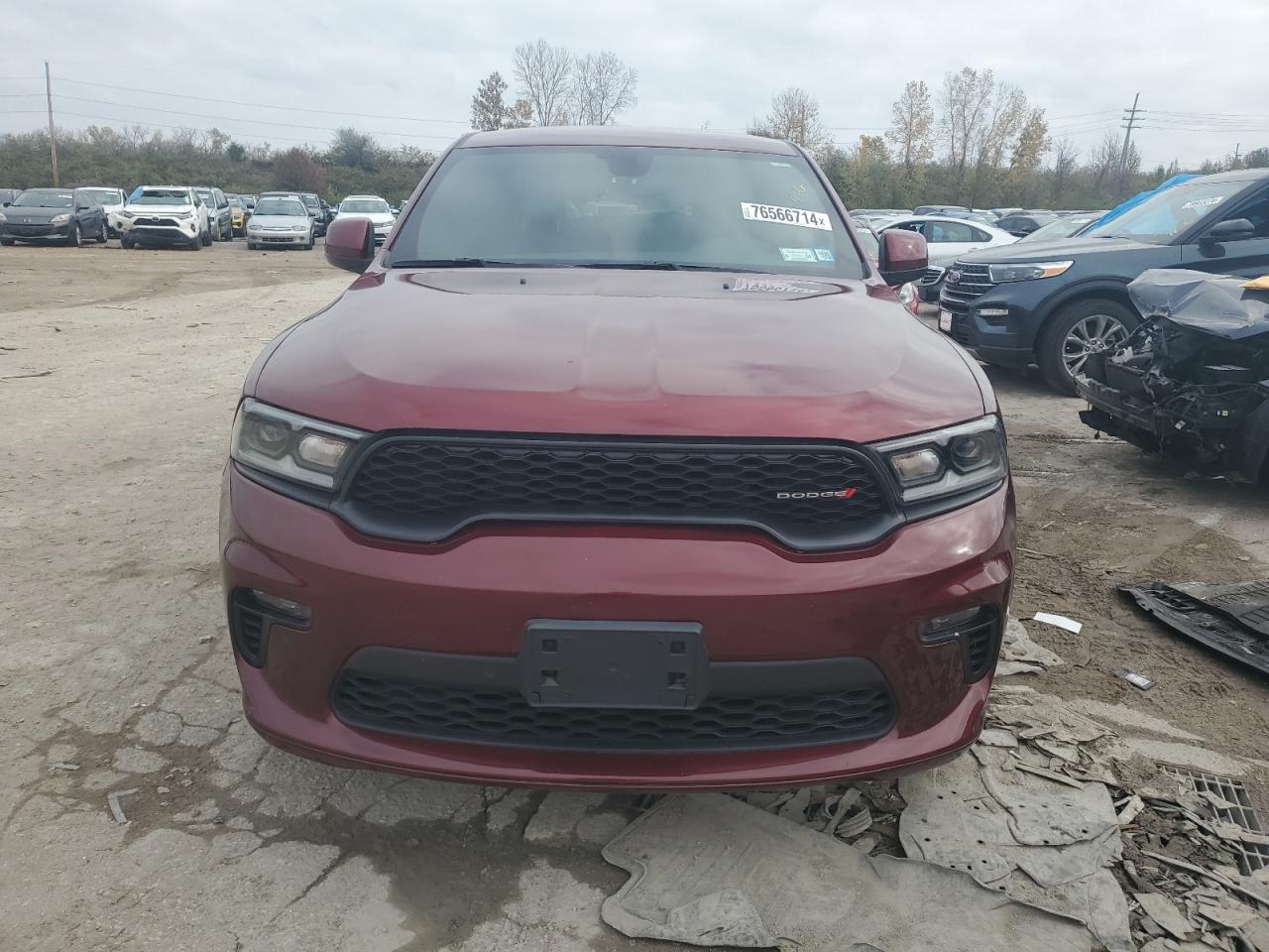 2022 DODGE DURANGO GT VIN:1C4RDJDG8NC105318