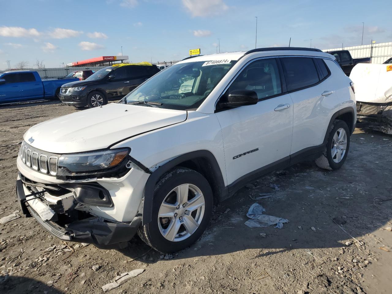 2022 JEEP COMPASS LATITUDE VIN:3C4NJCBB2NT149586