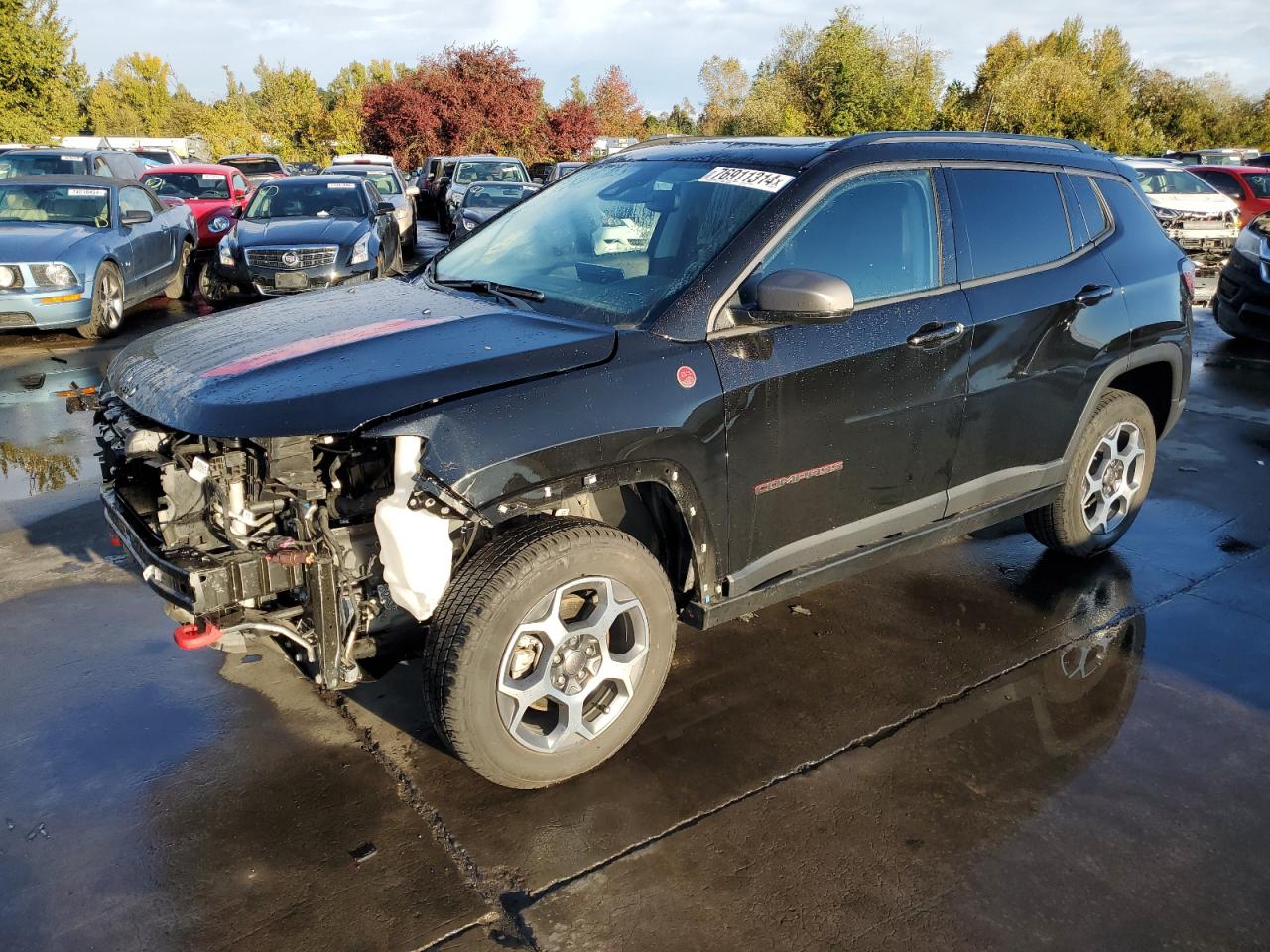 2022 JEEP COMPASS TRAILHAWK VIN:3C4NJDDB7NT175197