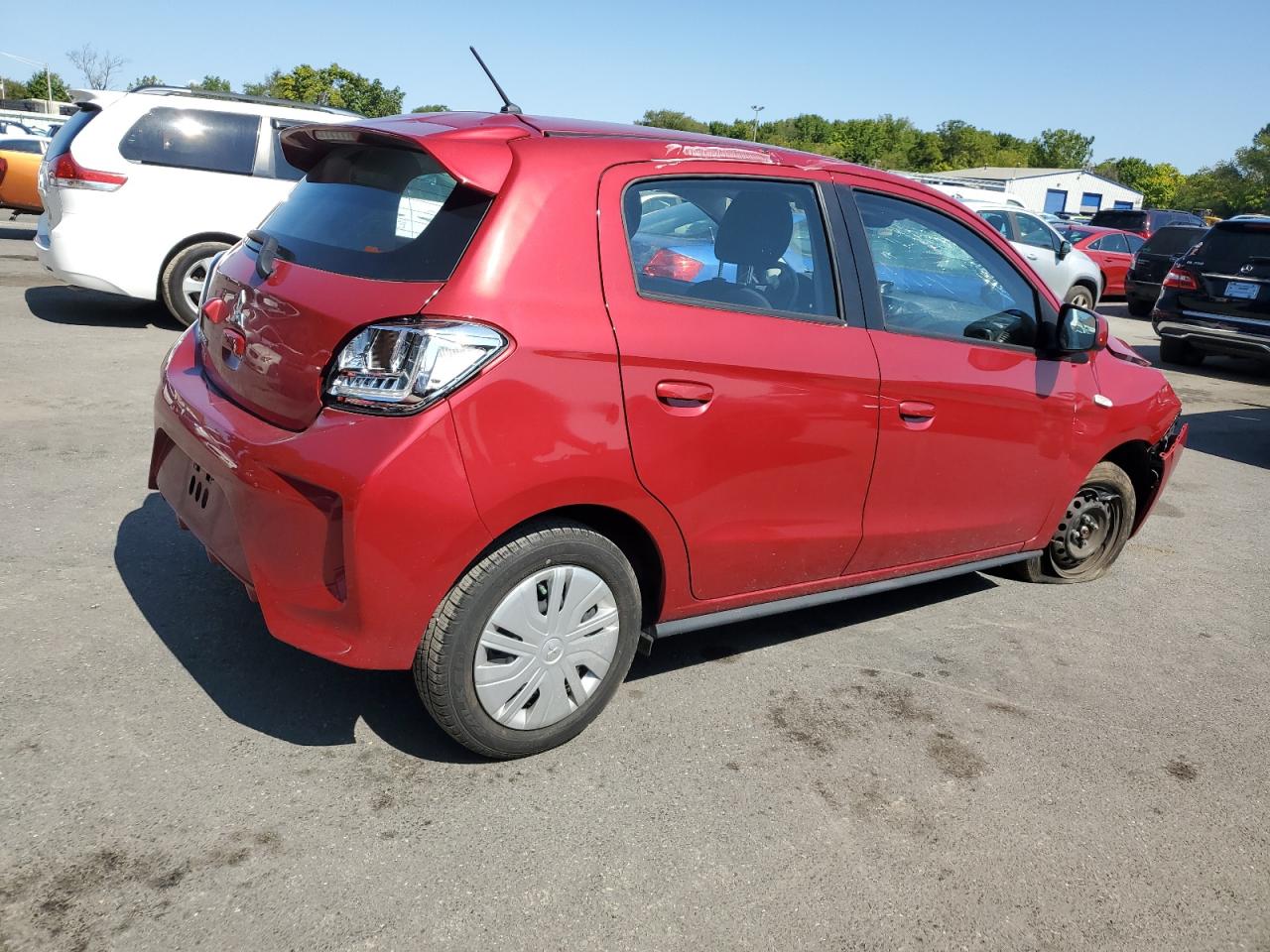 2022 MITSUBISHI MIRAGE ES VIN:ML32AUHJ1NH008713