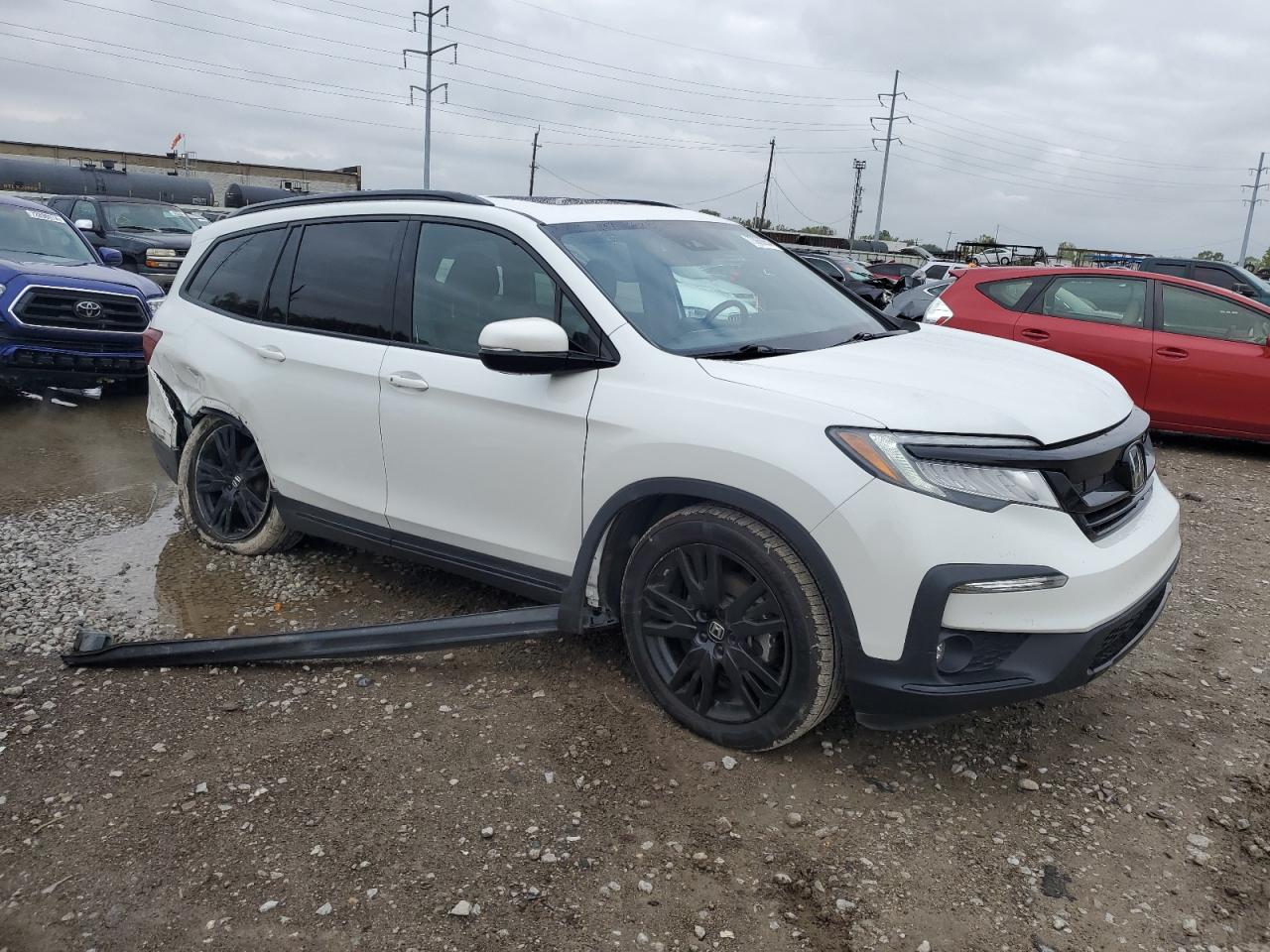 2022 HONDA PILOT BLACK VIN:5FNYF6H75NB050259