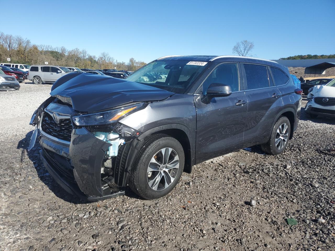 2024 TOYOTA HIGHLANDER HYBRID XLE VIN:5TDKARAH9RS532193