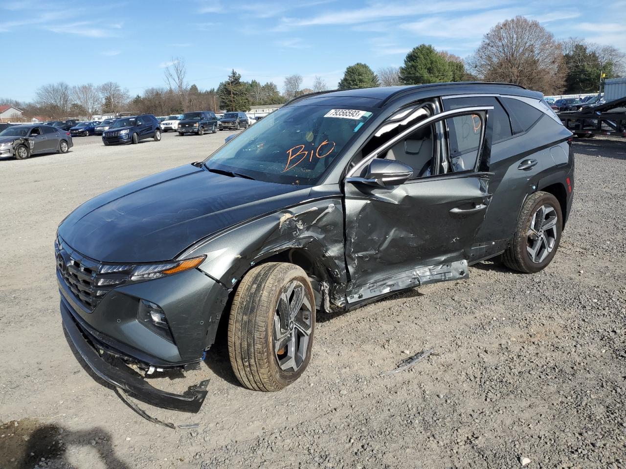 2022 HYUNDAI TUCSON LIMITED VIN:5NMJECAE7NH058244