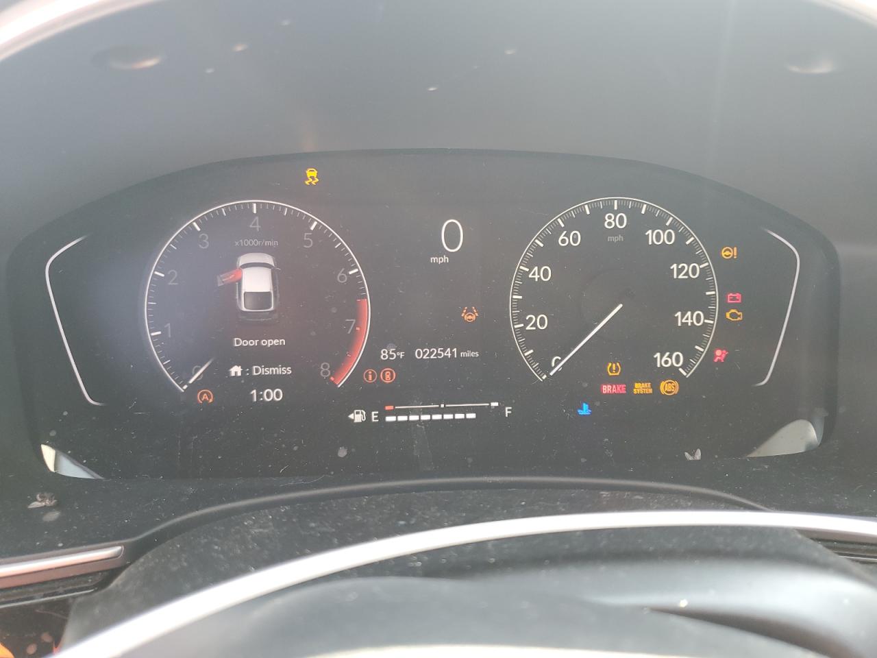 2022 HONDA CIVIC EXL VIN:19XFL1H77NE019622