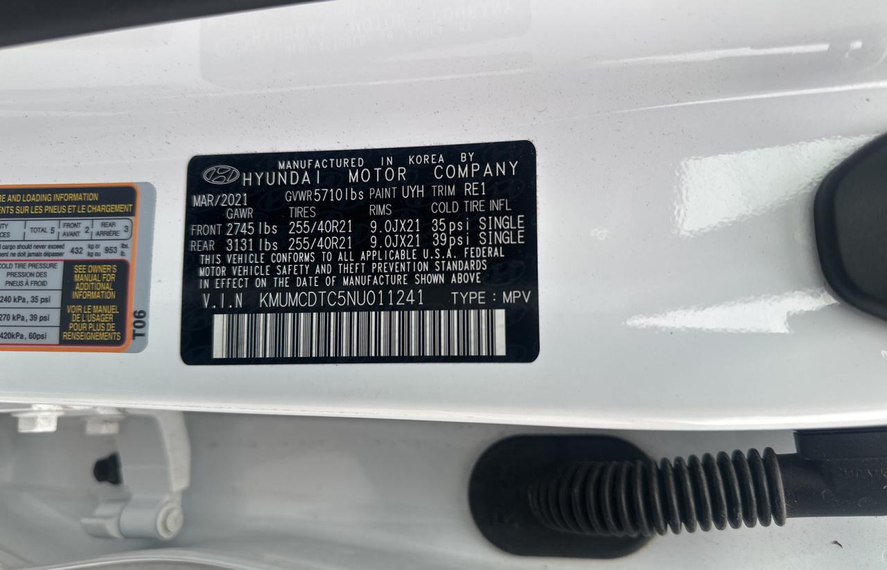 2022 GENESIS GV70 BASE VIN:KMUMCDTC5NU011241