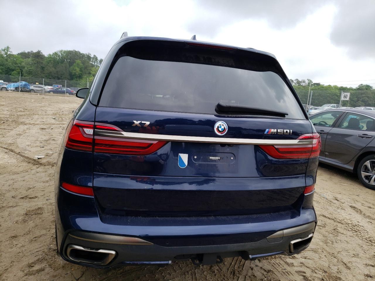 2022 BMW X7 M50I VIN:5UXCX6C04N9M27450