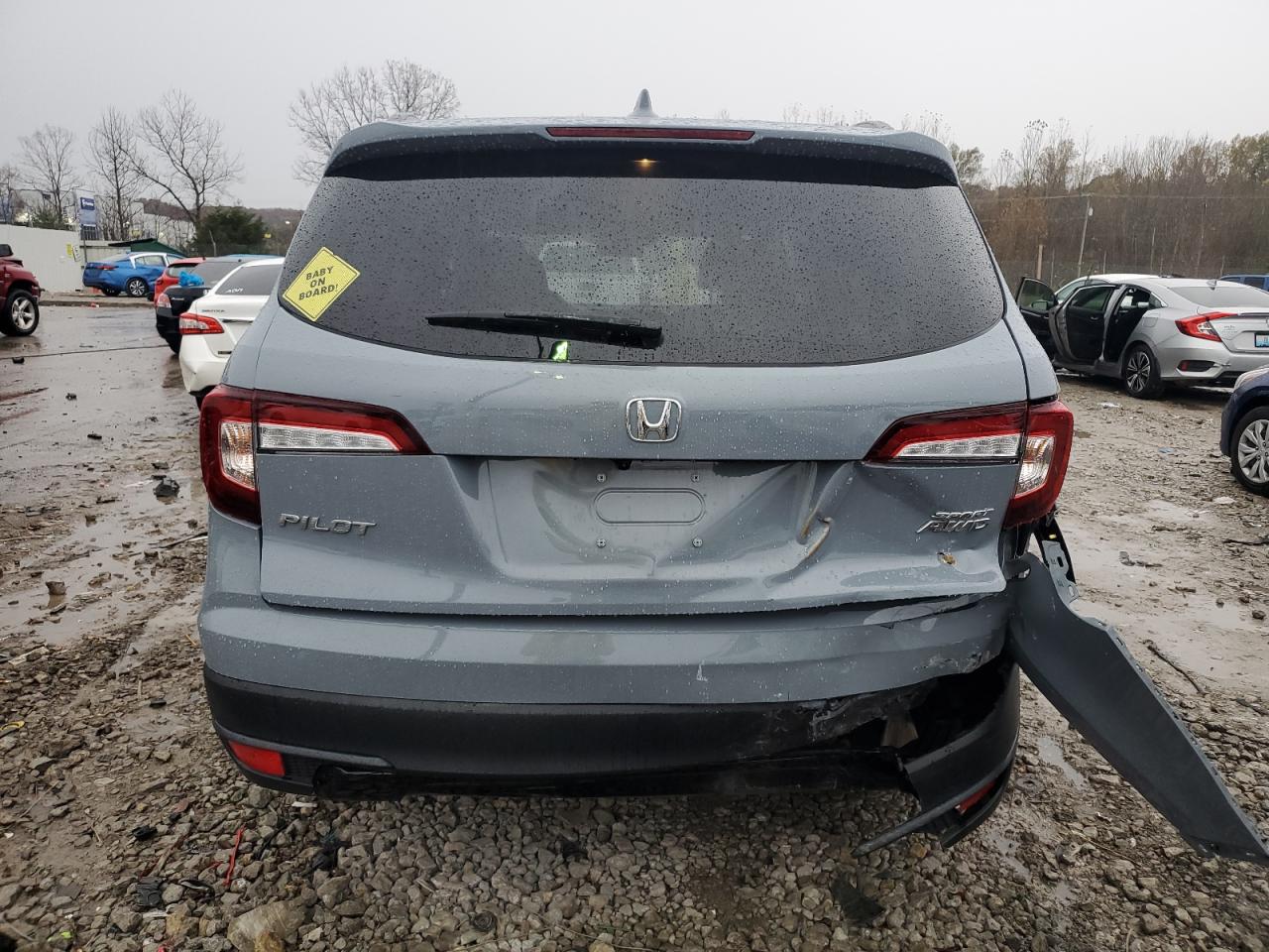 2022 HONDA PILOT SPORT VIN:5FNYF6H30NB104208