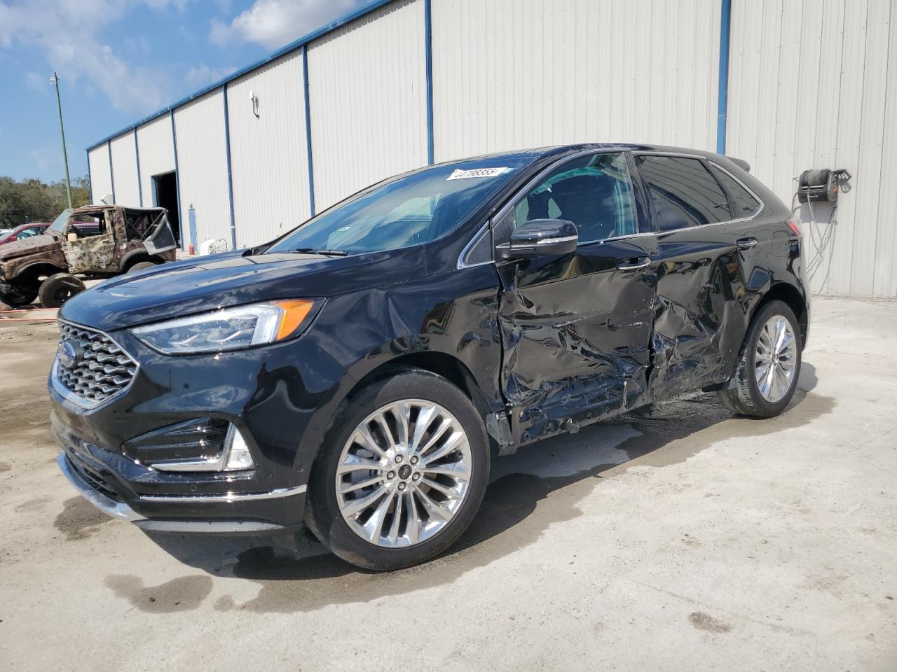 2022 FORD EDGE TITANIUM VIN:2FMPK4K93NBA03536