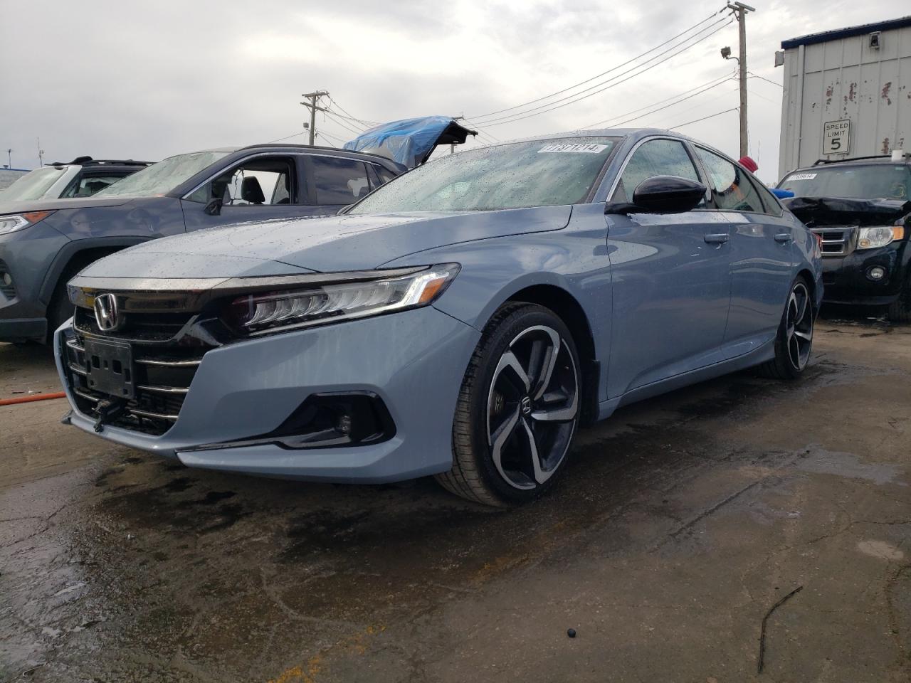 2022 HONDA ACCORD SPORT VIN:1HGCV1F35NA100278
