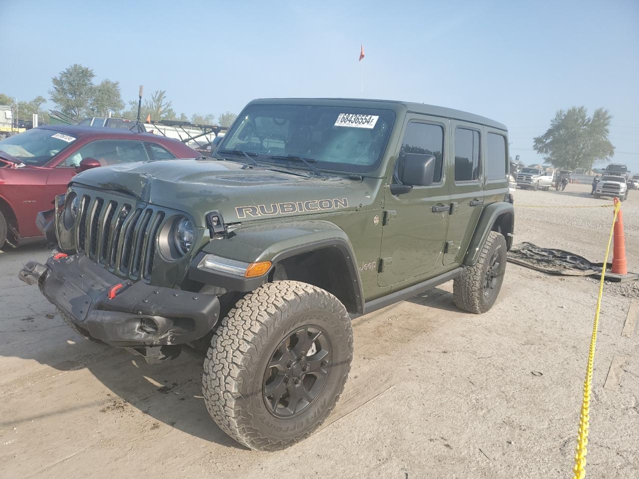 2022 JEEP WRANGLER UNLIMITED RUBICON VIN:1C4HJXFG7NW199405