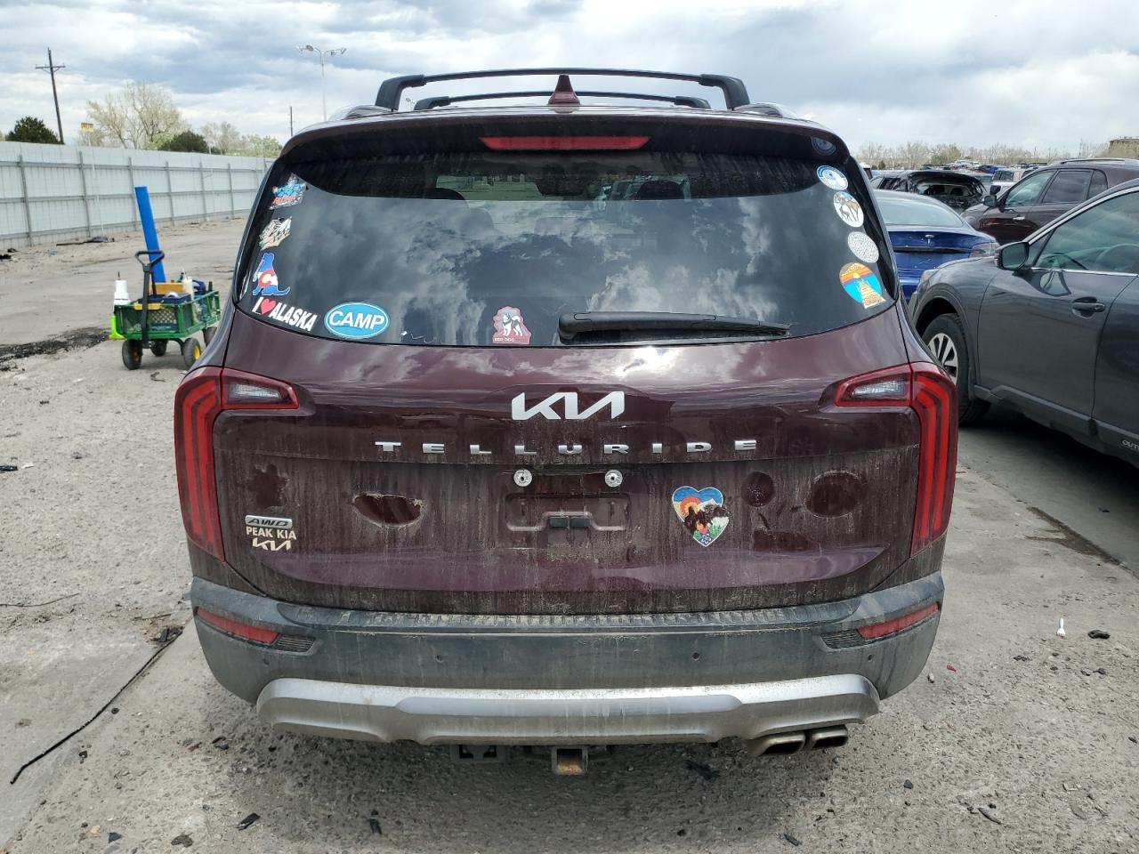 2022 KIA TELLURIDE EX VIN:5XYP3DHC3NG257750