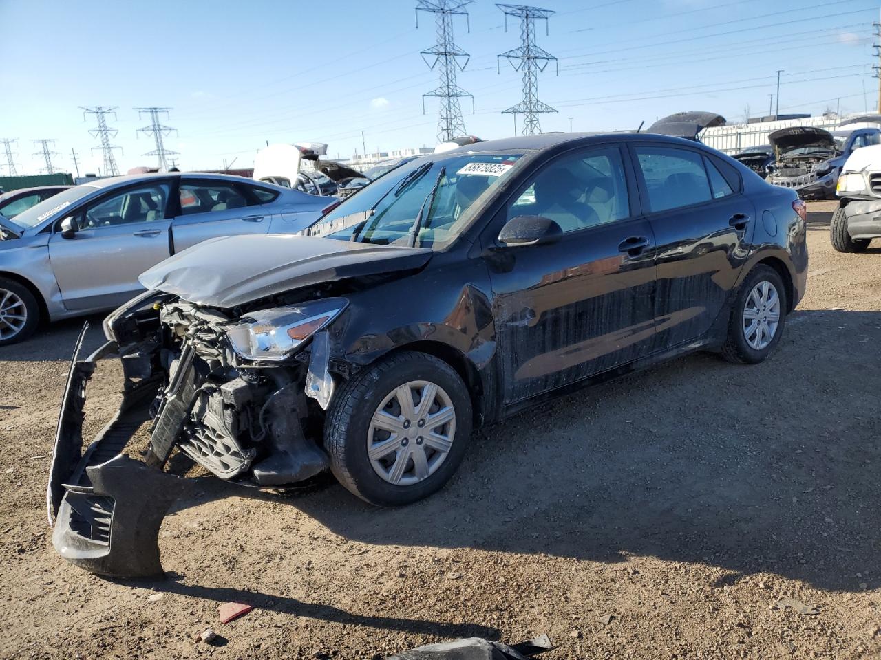 2022 KIA RIO LX VIN:3KPA24AD9NE463129