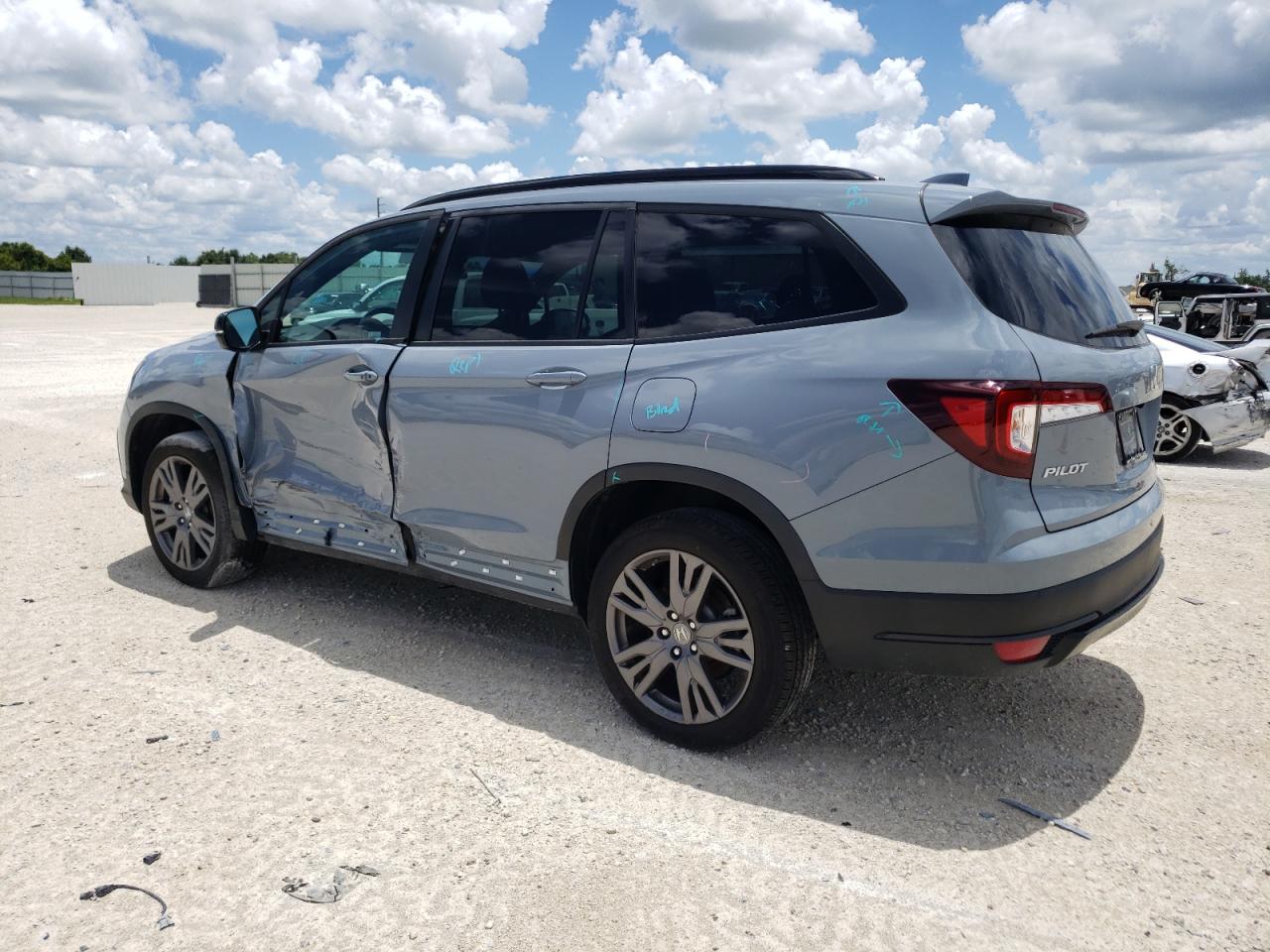 2022 HONDA PILOT SPORT VIN:5FNYF6H38NB095340