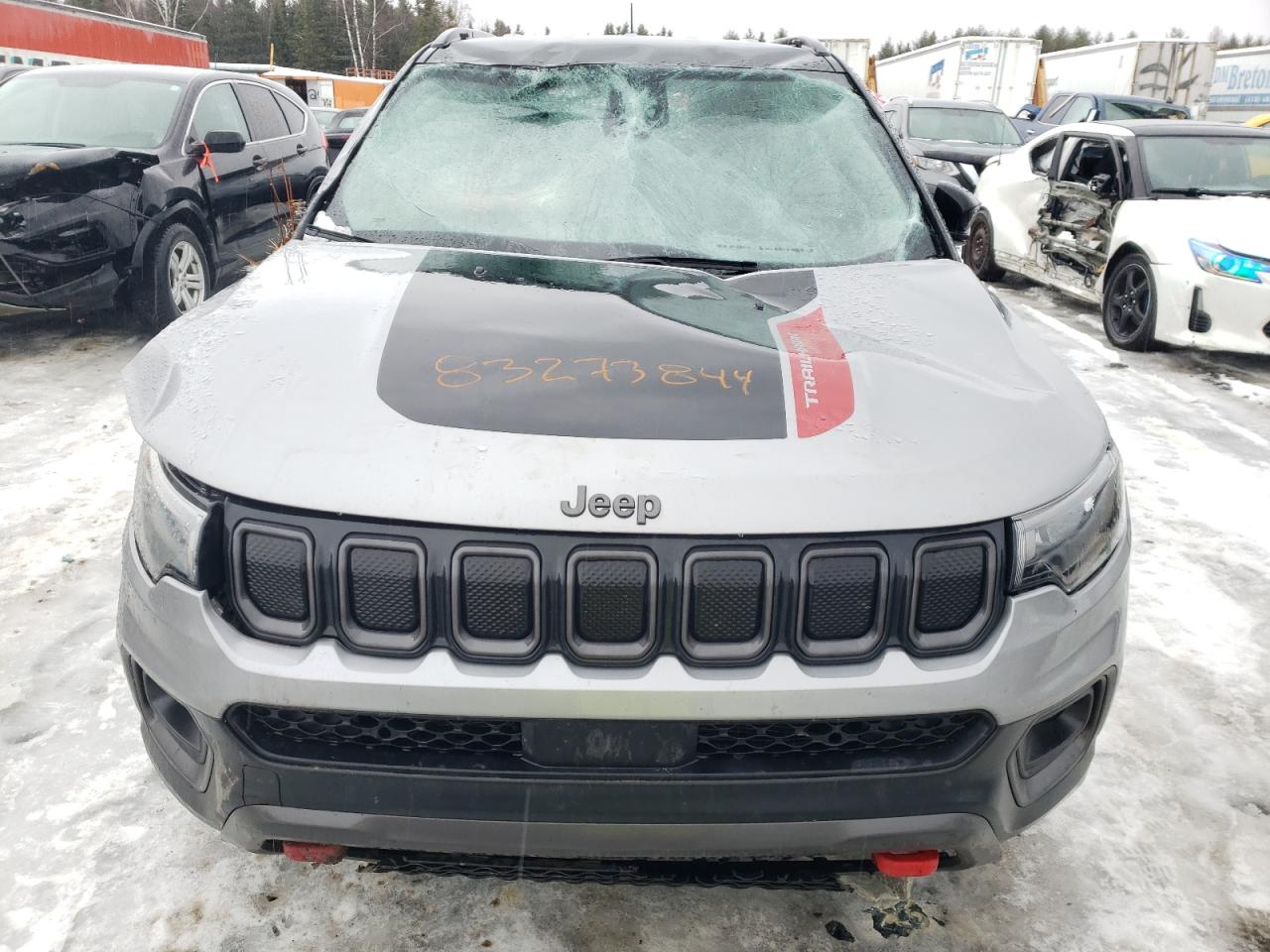 2022 JEEP COMPASS TRAILHAWK VIN:3C4NJDDB0NT238673