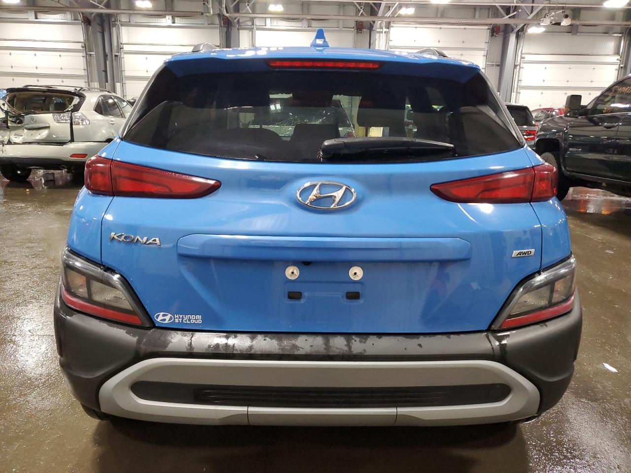 2022 HYUNDAI KONA SEL VIN:KM8K6CAB5NU900882