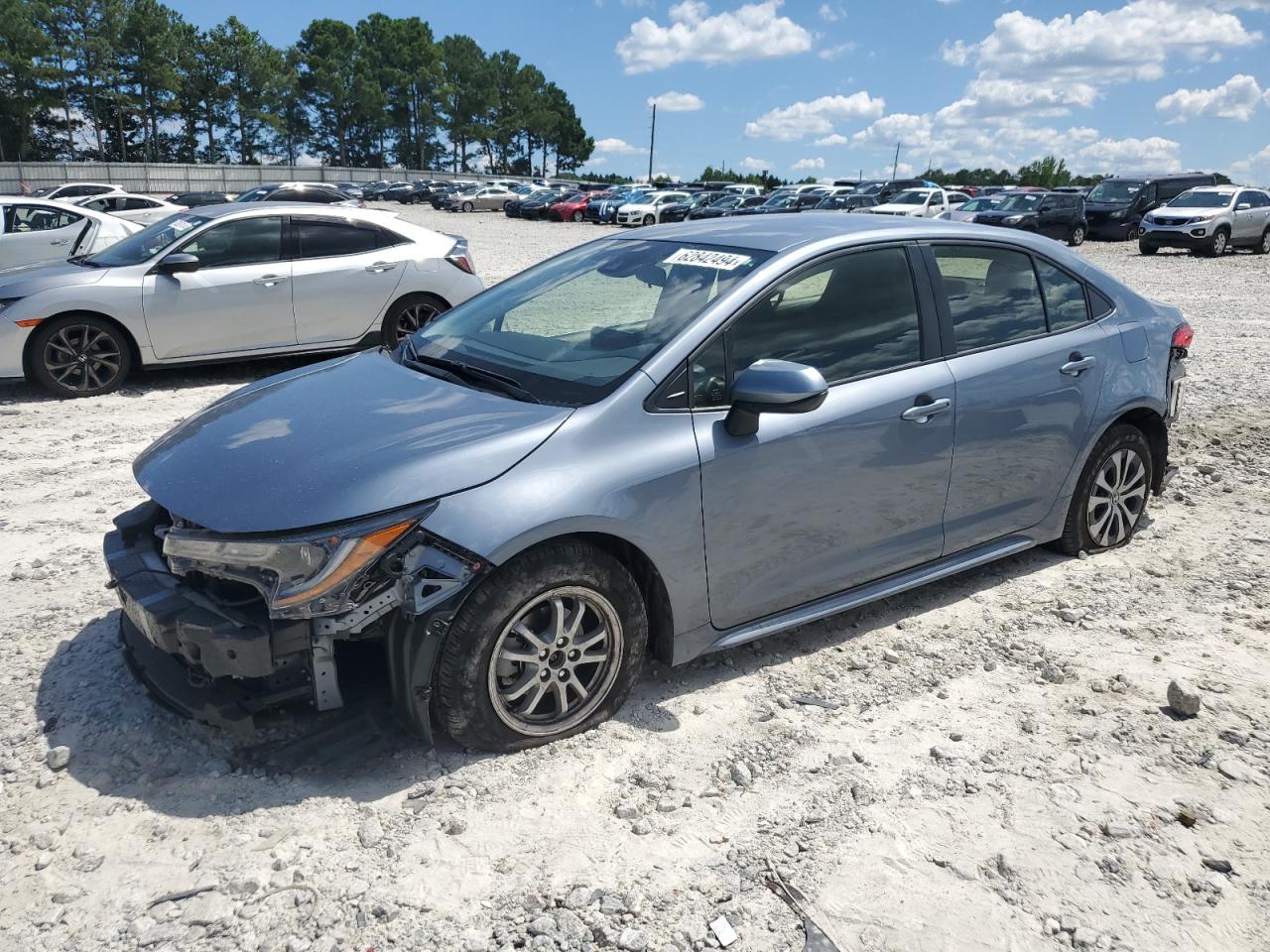 2022 TOYOTA COROLLA LE VIN:JTDEAMDE6NJ057692