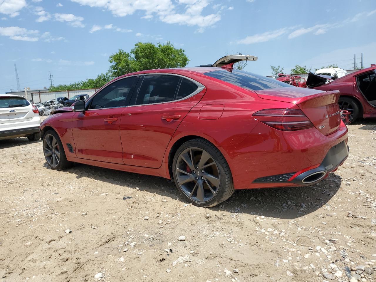 2022 GENESIS G70 BASE VIN:KMTG54TE9NU100856