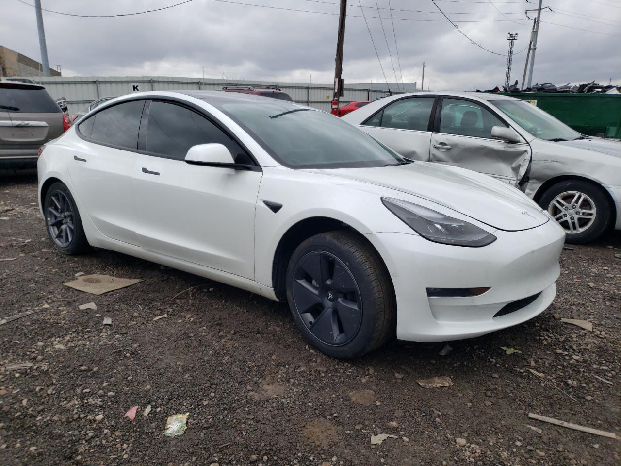 2022 TESLA MODEL 3  VIN:5YJ3E1EB8NF354131