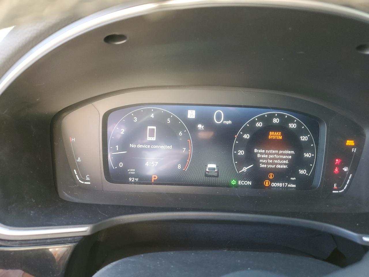 2024 HONDA CIVIC SPORT TOURING VIN:19XFL1H88RE007235